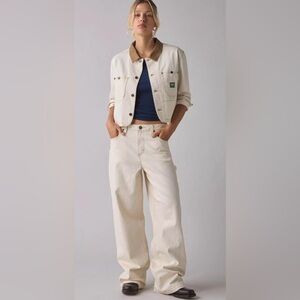 Lee X Crayola Ecru Cropped Chore Jacket